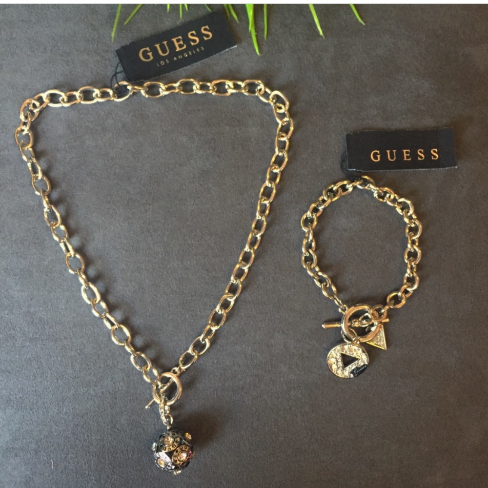 New Guess Necklace Bracelet Set 💎🌸💕☀️